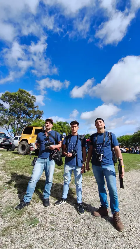 Diária externa, equipe completa